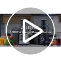 JUILIST Juicer Machines, 1000W Juicer Vegetable and Fruit with 3" Wide Mouth Food Chute, Easy to Clean, Large Power Juicer Extractor, 4S Fast Juicing & 2 Speeds Setting, Sliver